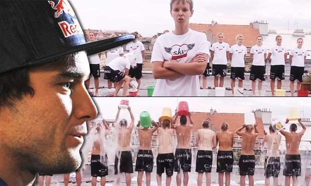 Nejoriginálnější ztvárnění Ice Bucket Challenge předvedly florbalistky Sokola Královské Vinohrady, potěšily i Vavřince Hradilka