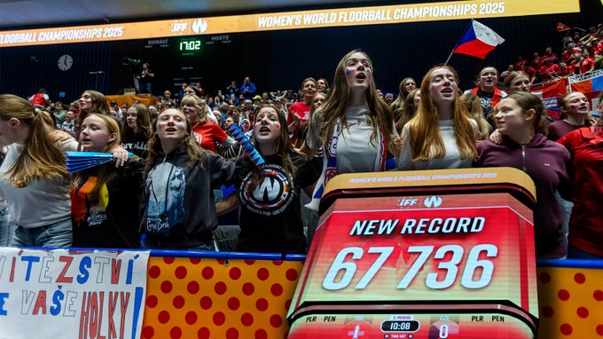 Florbal zažil boom! Finále před rekordní návštěvou, atmosféru v Ostravě chválily i Švýcarky Florbal zažil boom! Finále před rekordní návštěvou, atmosféru v Ostravě chválily i Švýcarky
