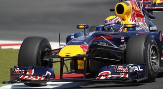 Trénink na Velkou cenu Británie vyhrál Webber