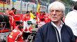 Bývalý promotér formule 1 Bernie Ecclestone přiznal, že za jeho vlády se pomáhalo Ferrari