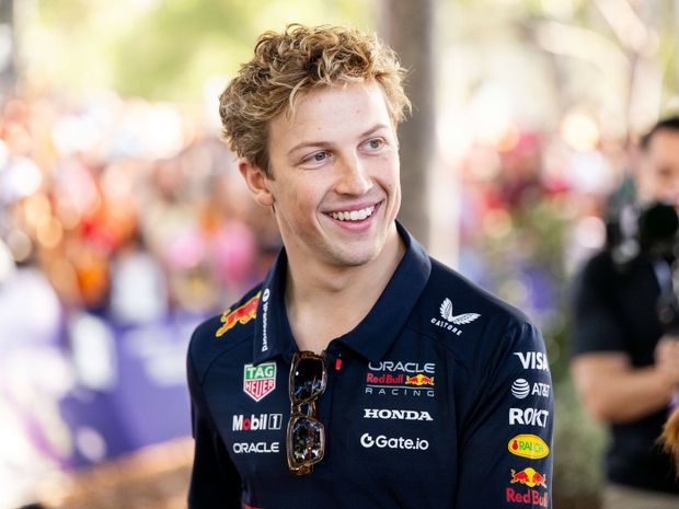Jezdec formule 1 Liam Lawson Jezdec formule 1 Liam Lawson
