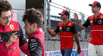 Strategické přešlapy Ferrari: Binottův zdvižený prst, režisér Sainz i kletba