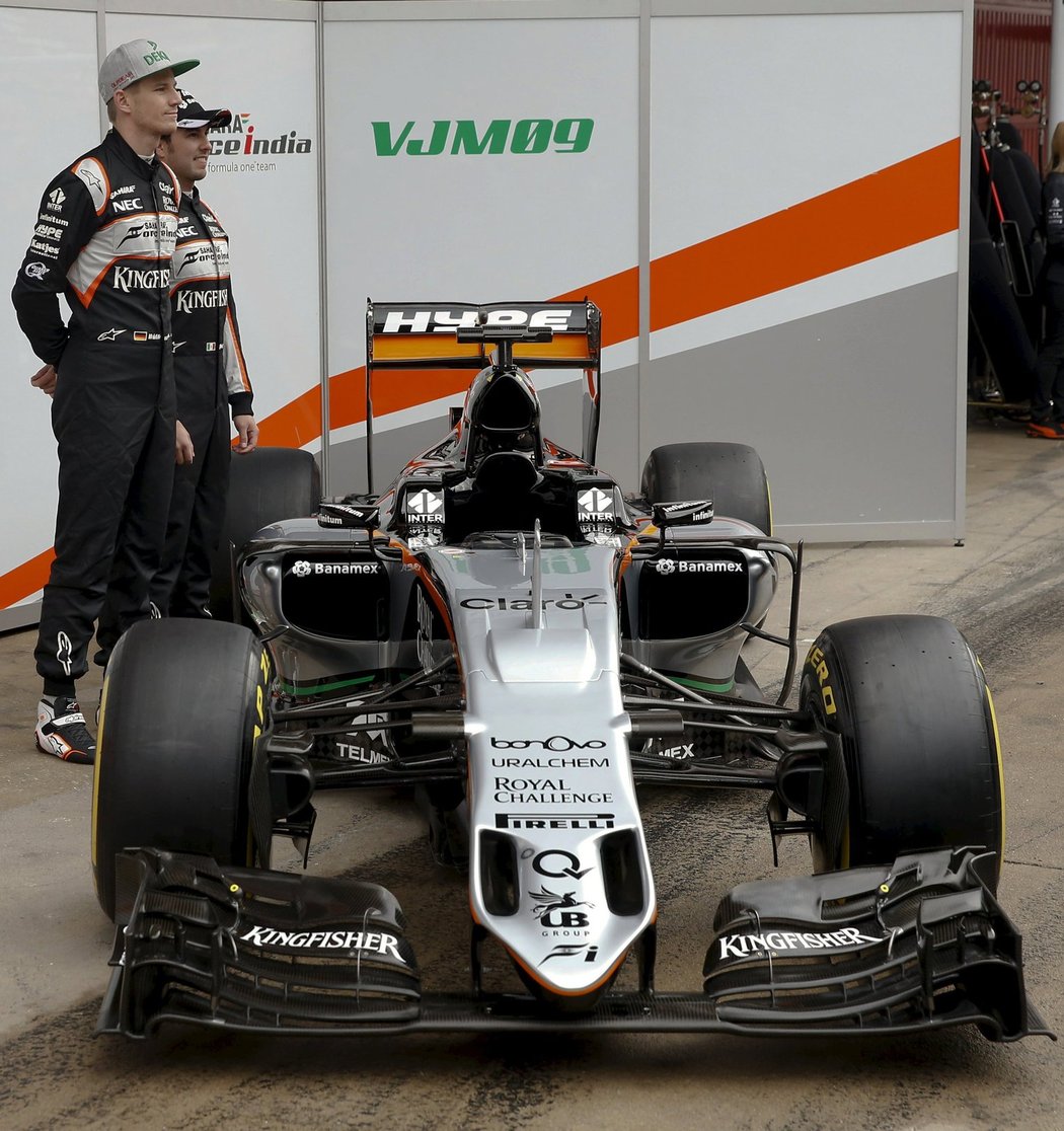 Vůz stáje Force India pro novou sezonu