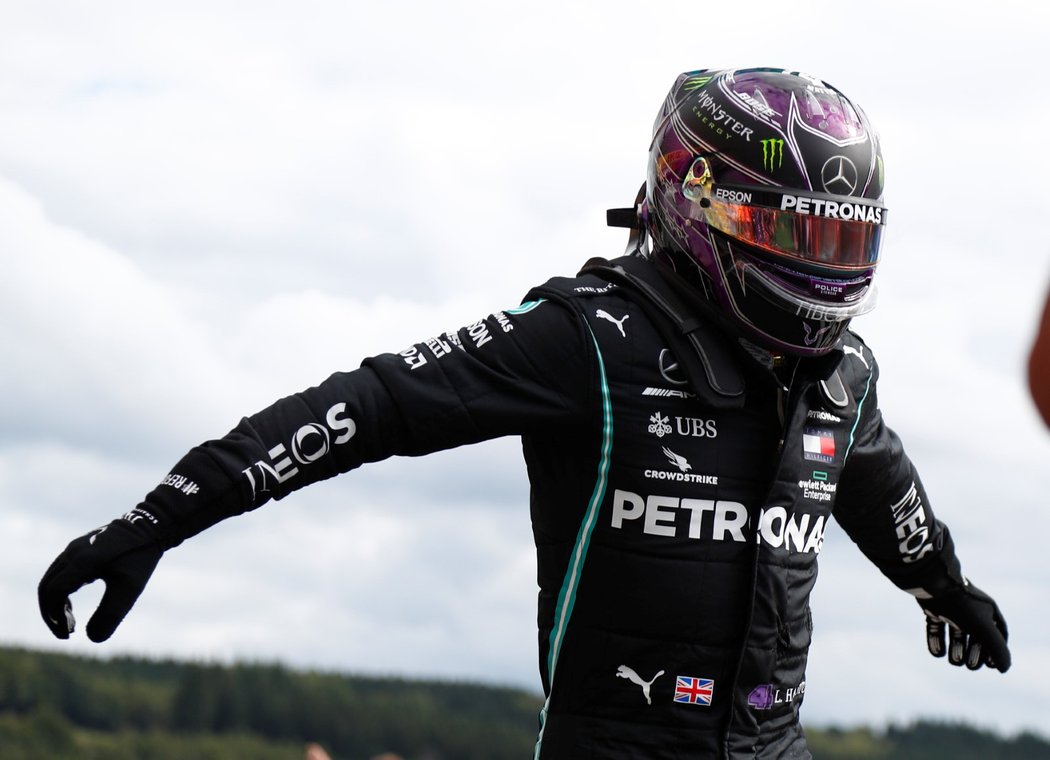 Lewis Hamilton ovládl kvalifikaci na nedělní Velkou cenu Belgie