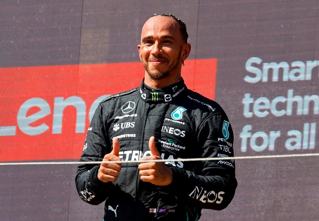 Britský jezdec formule 1 Lewis Hamilton