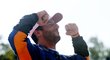 Daniel Ricciardo slaví triumf v Itálii