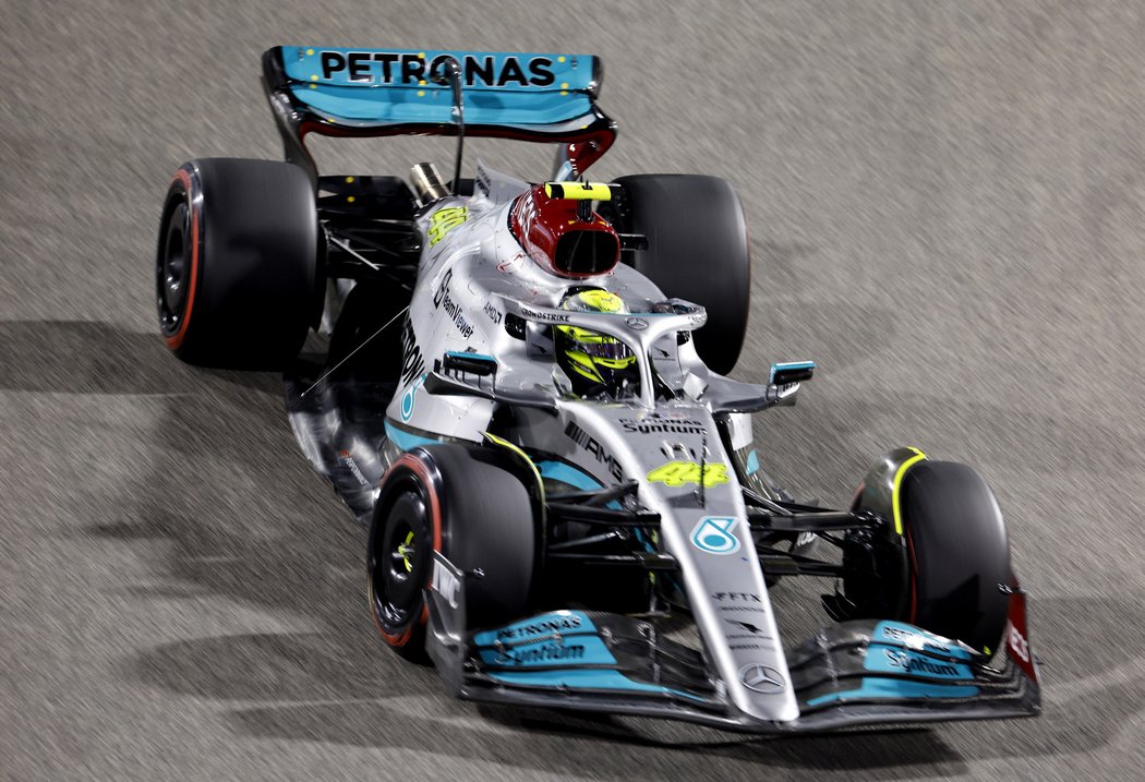 Lewis Hamilton na trati kvalifikace