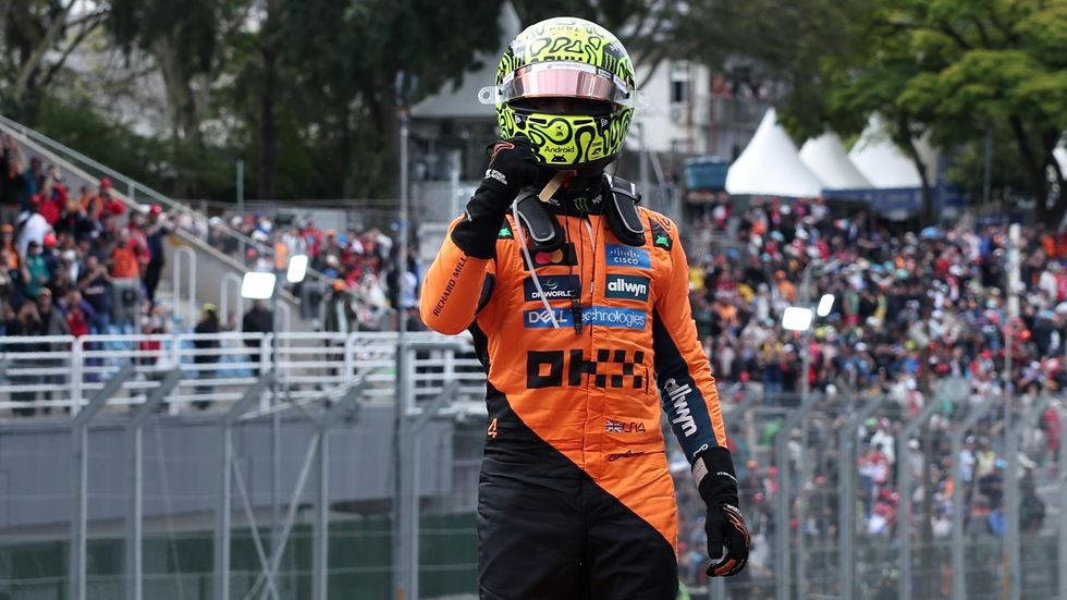 Lando Norris vyhrál Velkou cenu Sao Paula formule 1