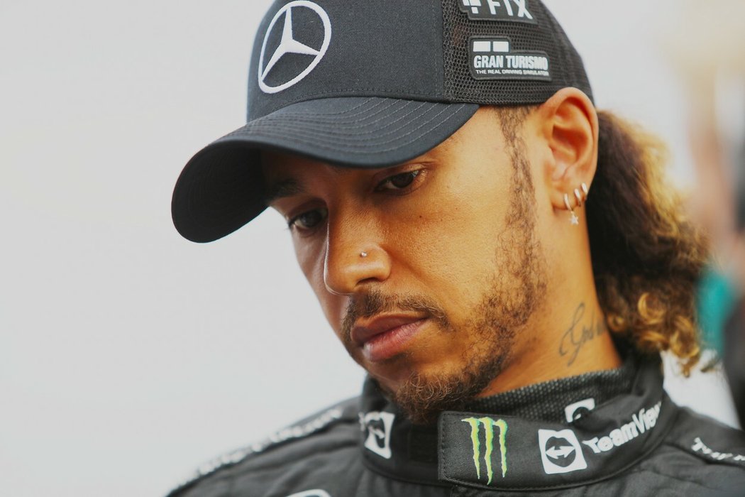 Britský jezdec Lewis Hamilton.