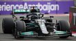 Lewis Hamilton při Velké ceně Baku