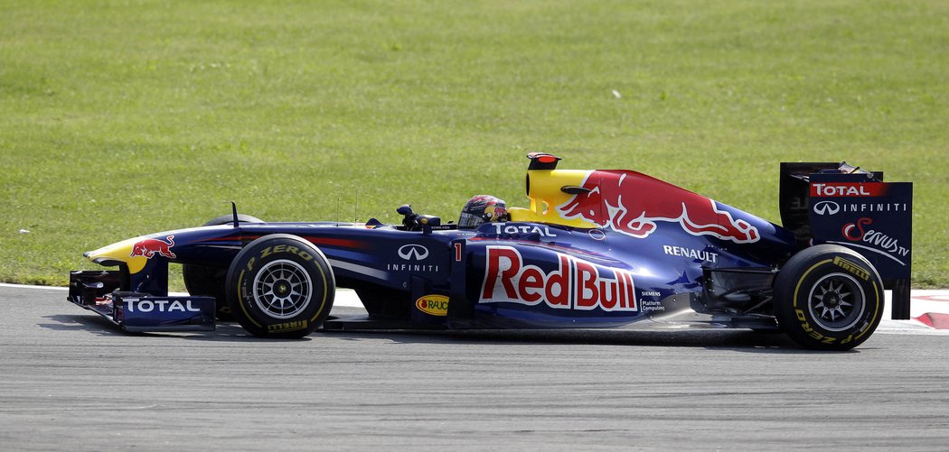 Jezdec stáje Red Bull Sebastian Vettel
