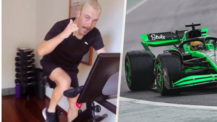 Jezdec stáje Sauber si zazávodil ve vlastních podmínkách Ironmana