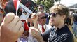 Podpis, prosím! Sebastian Vettel potěšil fanoušky na VC Austrálie