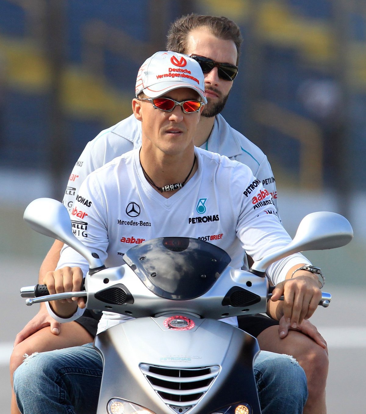 Michael Schumacher před poslední velkou cenou Brazílie