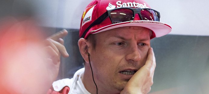 Finský pilot Ferrari Kimi Räikkönen