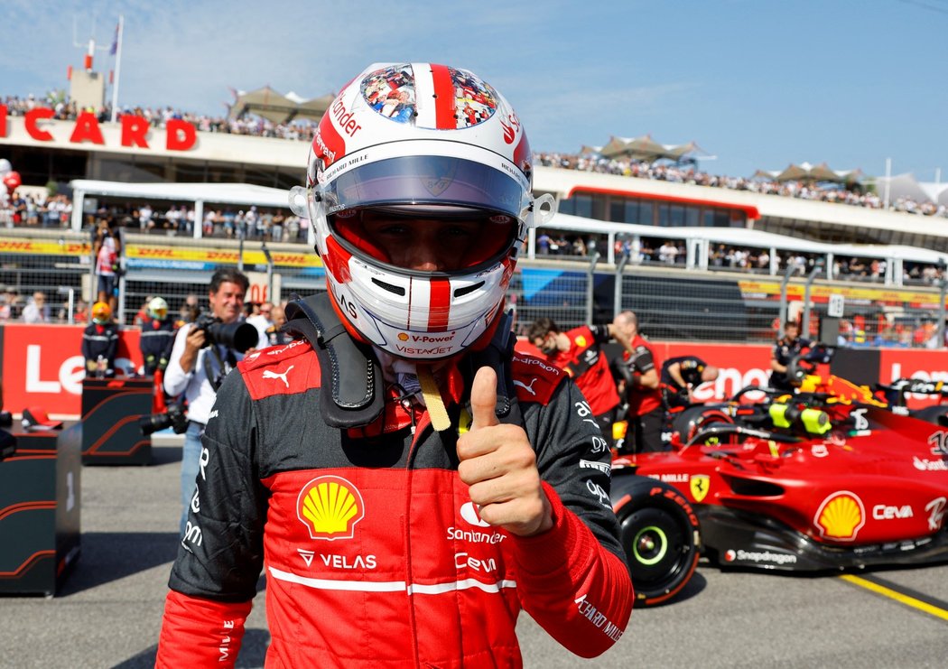 Charles Leclerc vybojoval ve Francii pole position