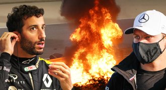 Nekonečné záběry hořícího Grosjeana? F1 pod tlakem a znechucené hvězdy