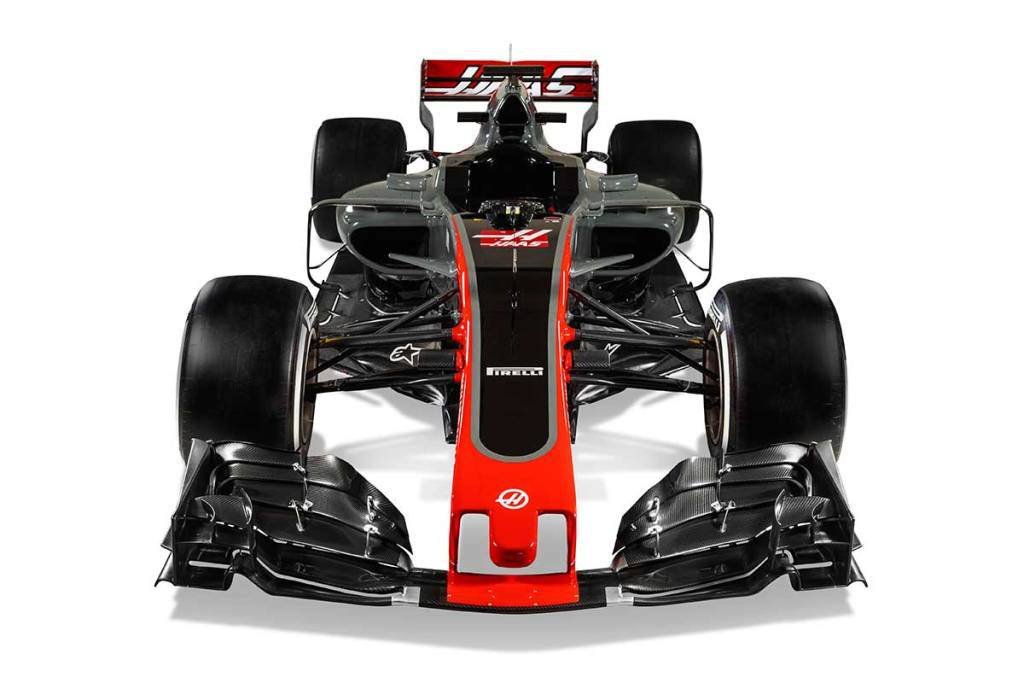 Monopost VF-17 stáje Haas pro novou sezonu formule 1