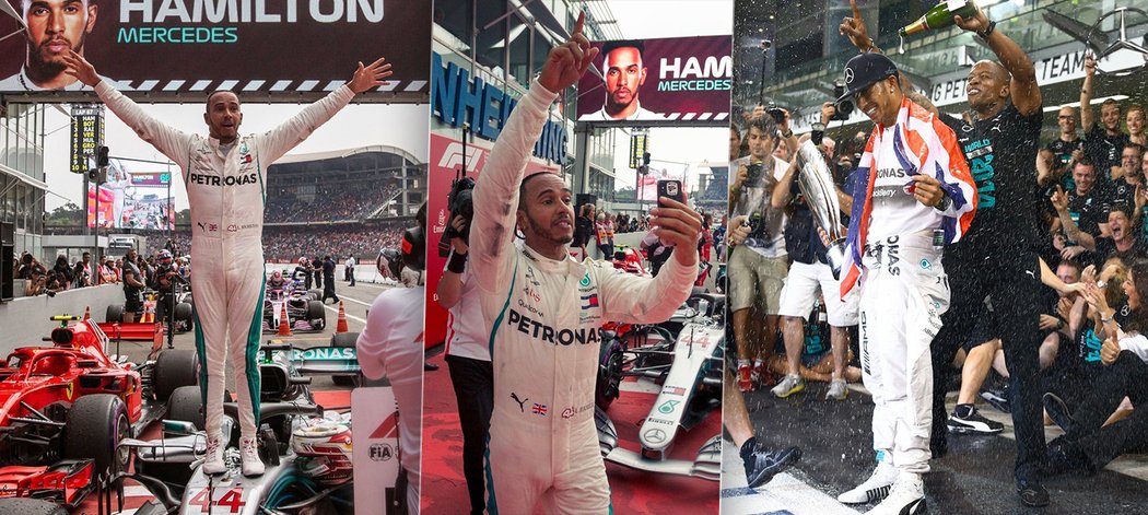 Britský pilot formule jedna Lewis Hamilton v počtu výher předčil legendárního Michaela Schumachera