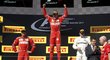 Vítězný double Ferrari na Hungaroringu zkompletoval Kimi Räikkönen, třetí byl Valtteri Bottas z Mercedesu.