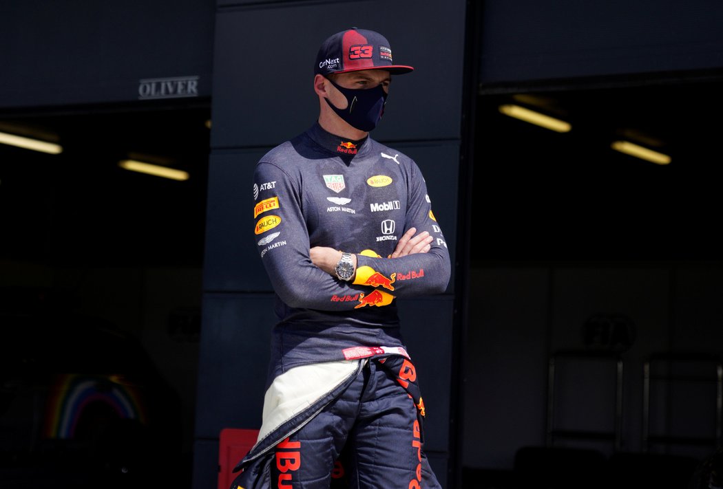 Max Verstappen z Red Bullu po kvalifikaci na GP Velké Británie