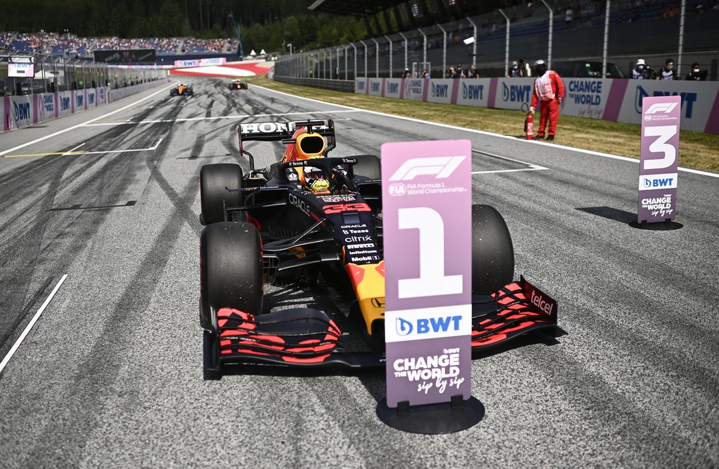 Max Verstappen si v Rakousku vyjel pole position