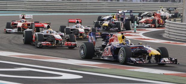 Fernando Alonso byl sice před závodem favoritem, na trati ale kraloval Vettel Fernando Alonso byl sice před závodem favoritem, na trati ale kraloval Vettel