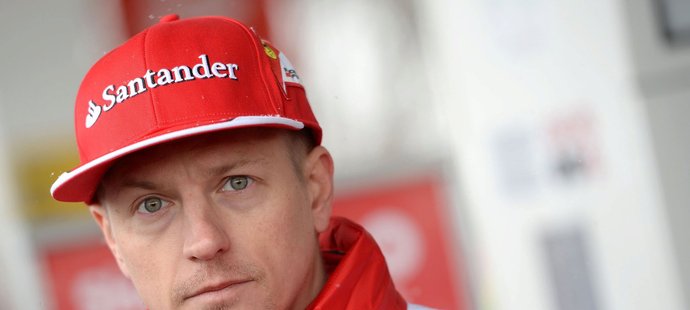 Závodník formule 1 Kimi Räikkönen v Ostravě