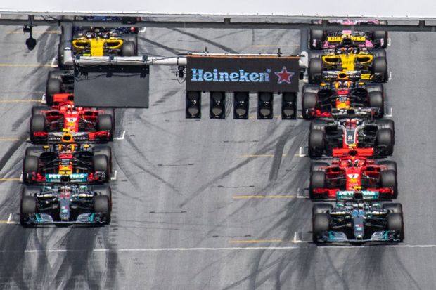 Start VC Rakouska formule 1 Start VC Rakouska formule 1