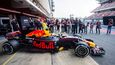 Nový vůz stáje Red Bull při testech v Barceloně