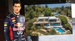 Pilot Formule 1 Daniel Ricciardo si teď bude užívat v tomhle luxusním sídle