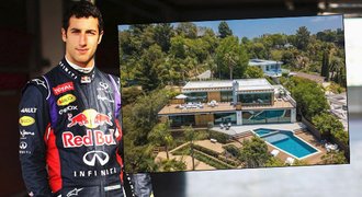 Pracháč z Beverly Hills! Pilot formule 1 Ricciardo si koupil luxusní sídlo