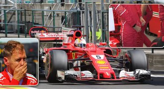 Šampion Vettel trpěl ve formuli, vybouchl mu hasičák. Mrzl mu zadek!