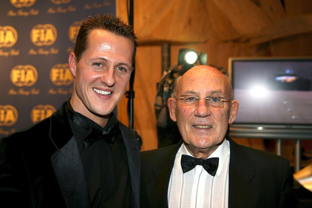 Dvě legendy formule 1 - Michael Schumacher a Stirling Moss