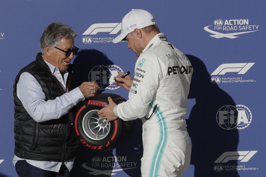 Valtteri Bottas vyhrál kvalifikaci na Velkou cenu USA