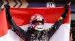 Max Verstappen slaví triumf v domácím závodě