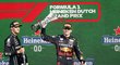 Max Verstappen slaví triumf v domácím závodě