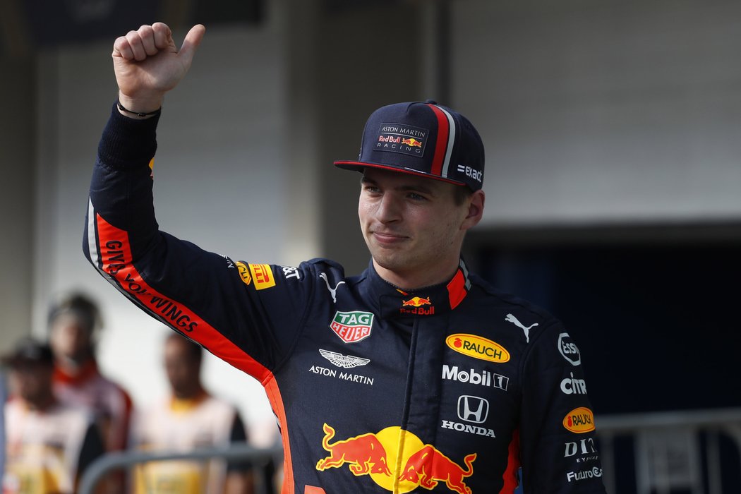 Max Verstappen v Brazílii vyhrál kvalifikaci