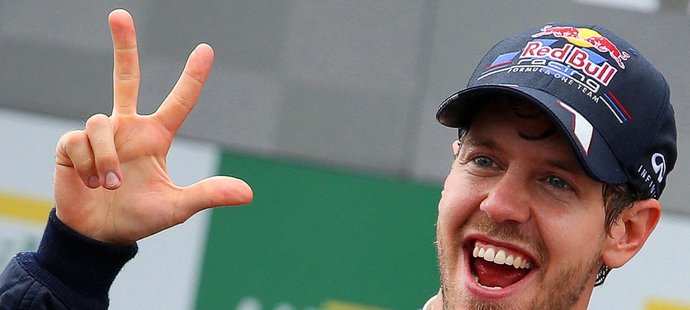 Vettel už slavil tři tituly mistra světa v kariéře