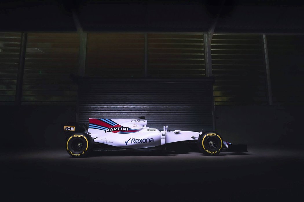 S tímto vozem budou Felipe Massa a Lance Stroll bojovat v novém šampionátu F1