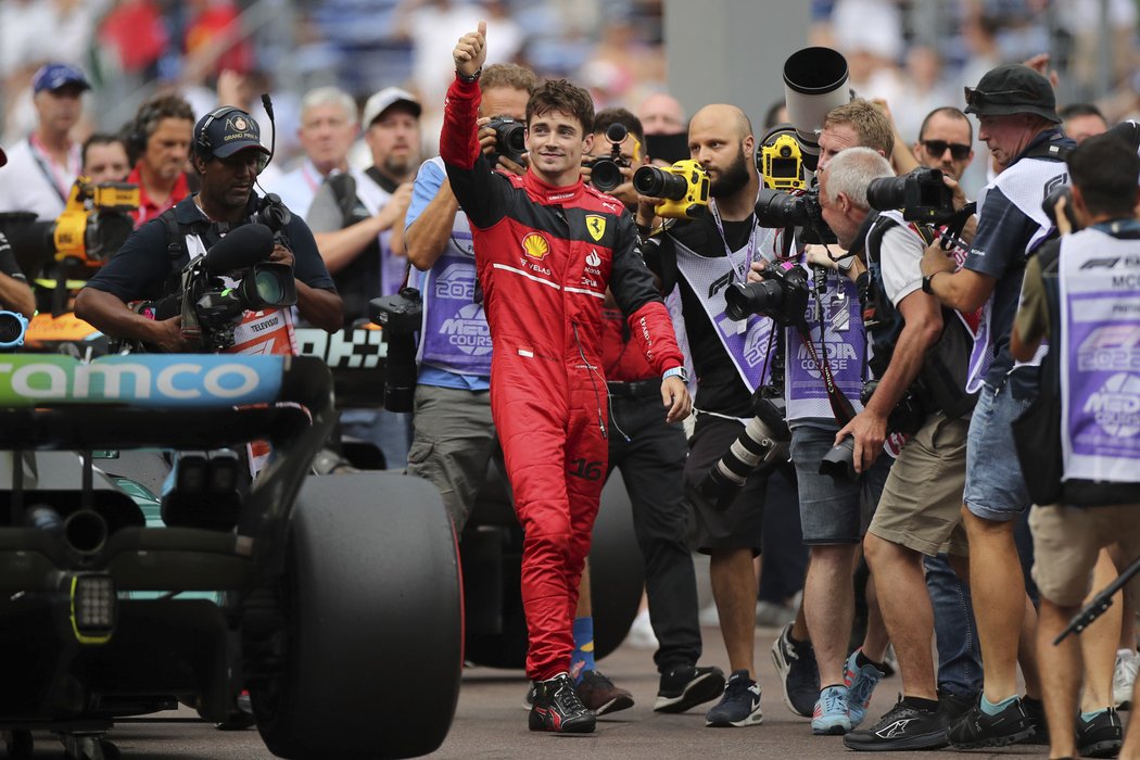 Charles Leclerc na monacké Grand Prix vybojoval pole position