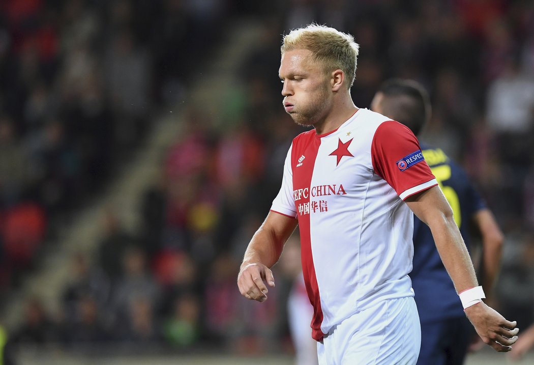 Mezi nejlepší hráče Slavie patřil Mick van Buren