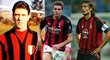 Daniel Maldini může jít v AC Milán v šlépějích svého otce Paola (vpravo) a dědy Cesareho