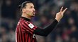 Švédský útočník Zlatan Ibrahimovic nejspíš skončí v AC Milán