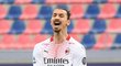 Fotbalisté AC Milán i se Zlatanem Ibrahimovicem vyhráli 2:1 v Boloni