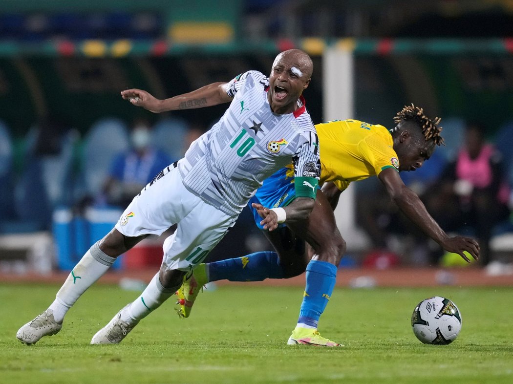 Fotbalisté Ghany remizovali na africkém šampionátu s Gabonem 1:1