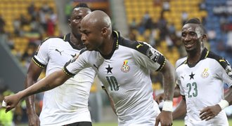 Ghana opět vyhrála a je ve čtvrtfinále mistrovství Afriky, Egypt v závěru porazil Ugandu