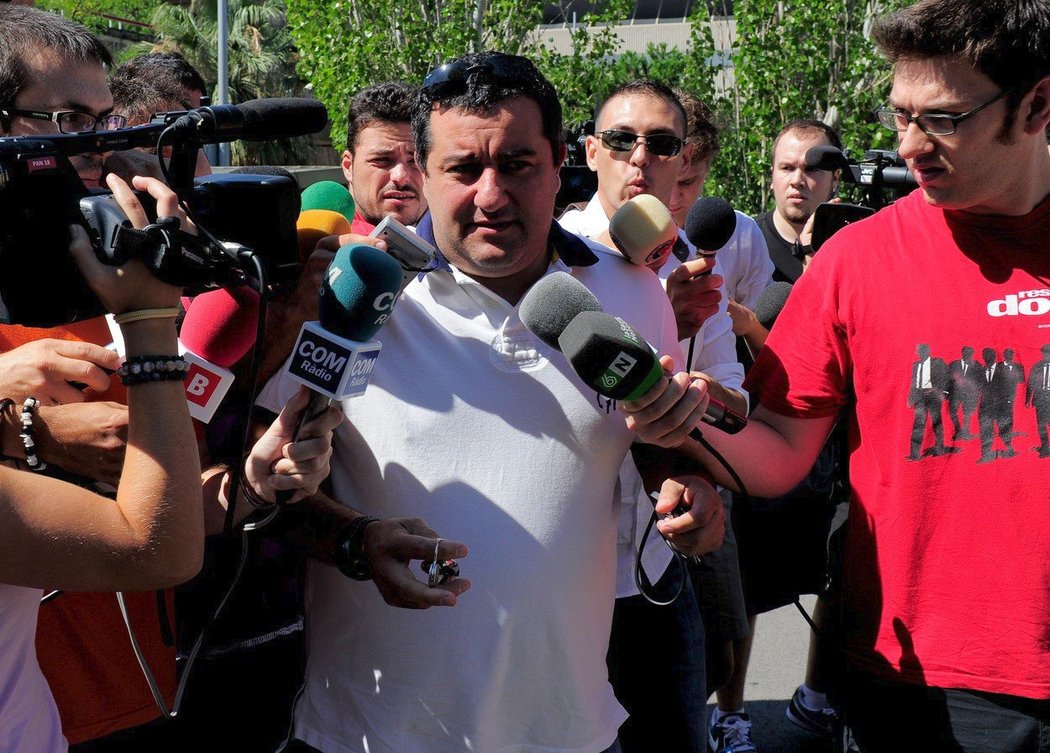 Mino Raiola je nejspíš nejmocnějším agentem ve světě fotbalu