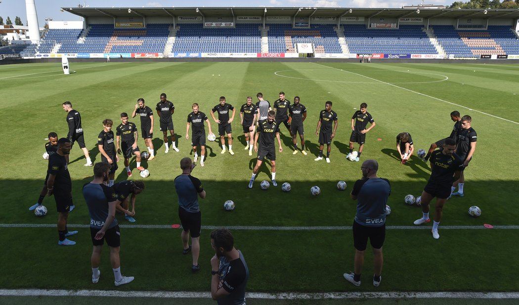 Trénink AIK Stockholm na Slovácku