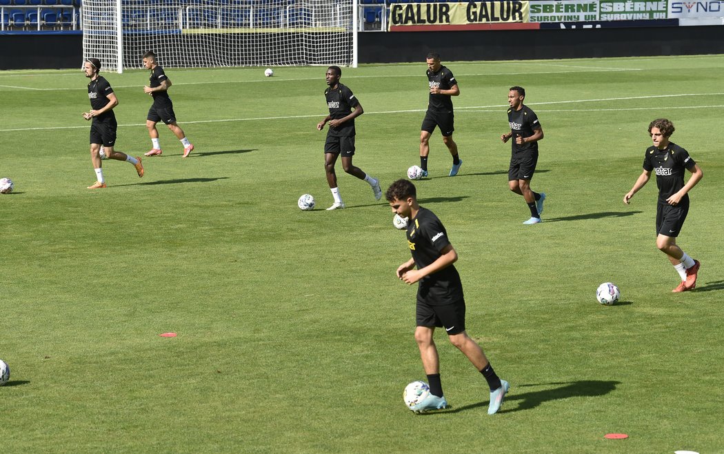 Trénink AIK Stockholm na Slovácku